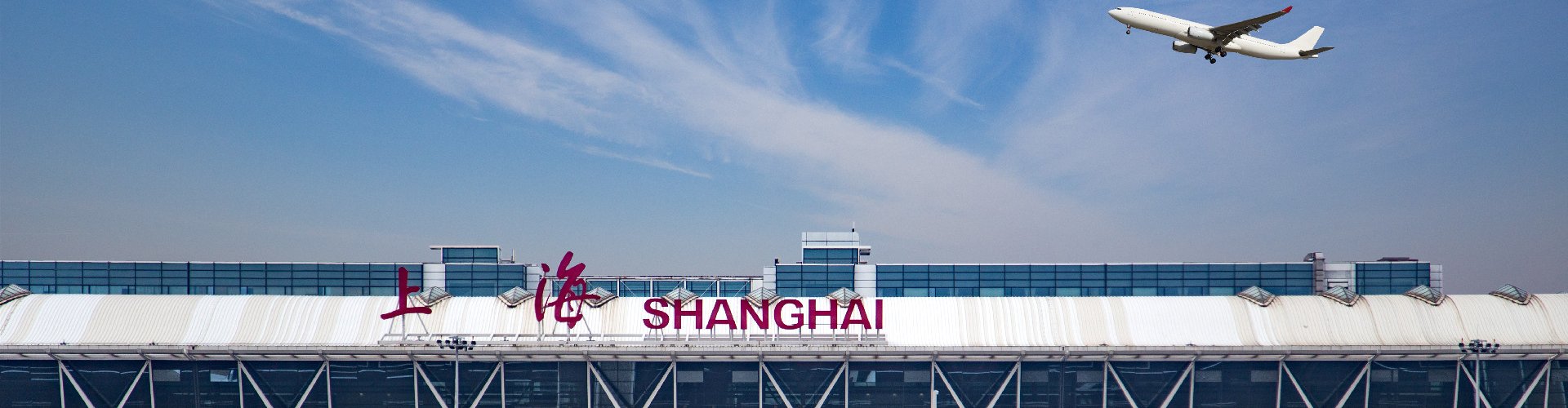 Shanghai Pudong Airport, CN landscape