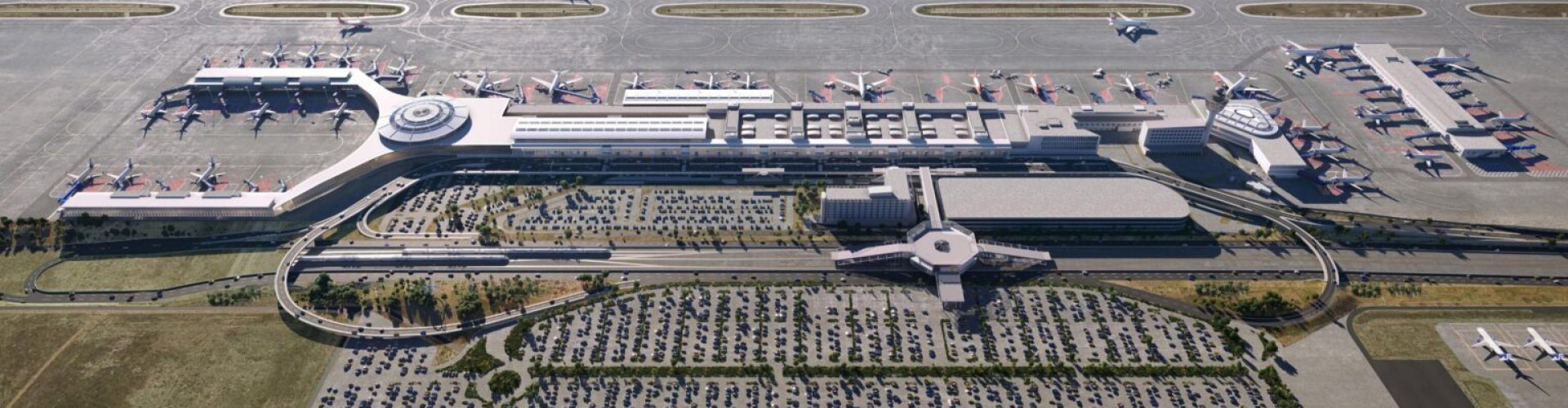Athens traffic near airport