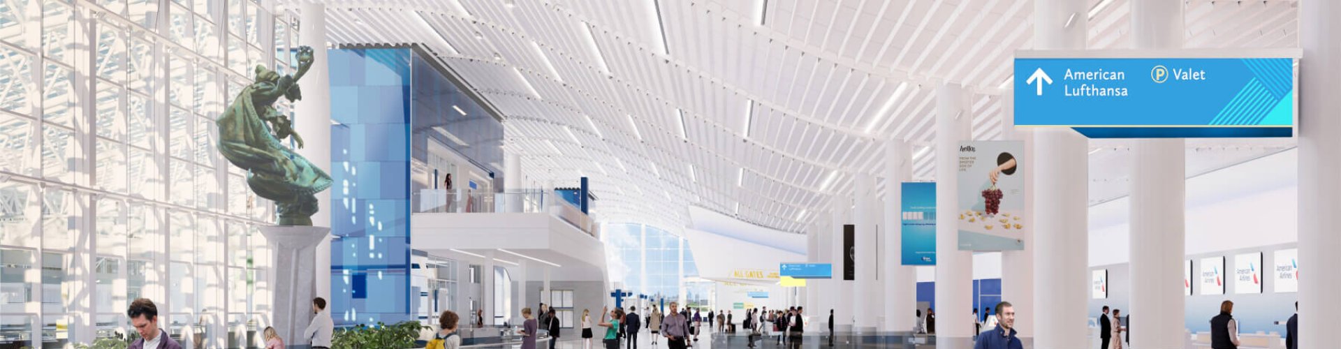 Charlotte Douglas Intl Airport, NC, US landscape