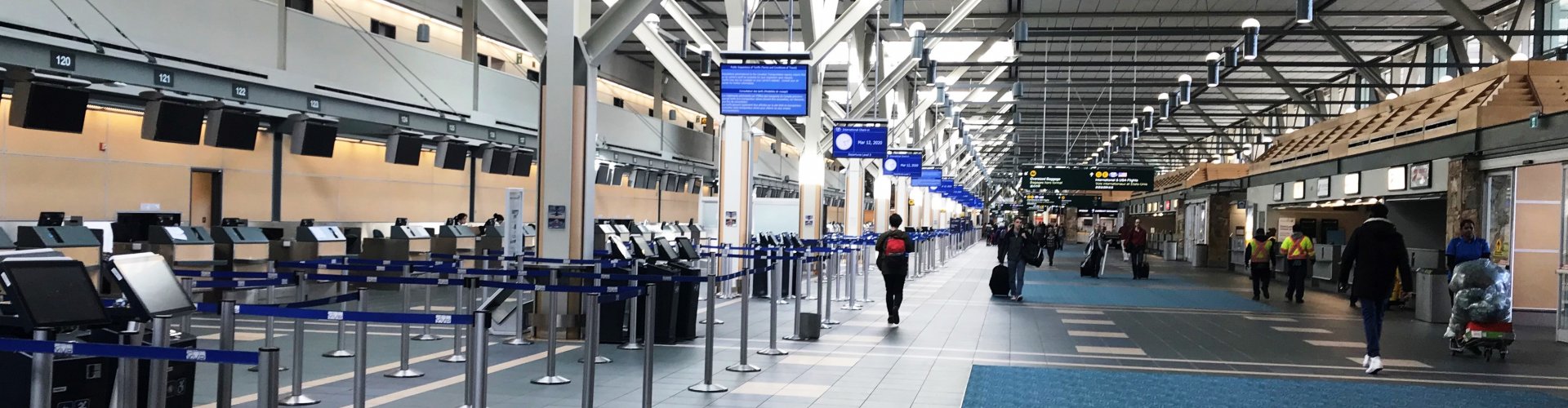 Vancouver Airport, BC, CA Terminal Sunset