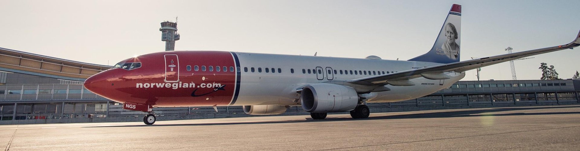 Bergen Airport Flesland, NO landscape view