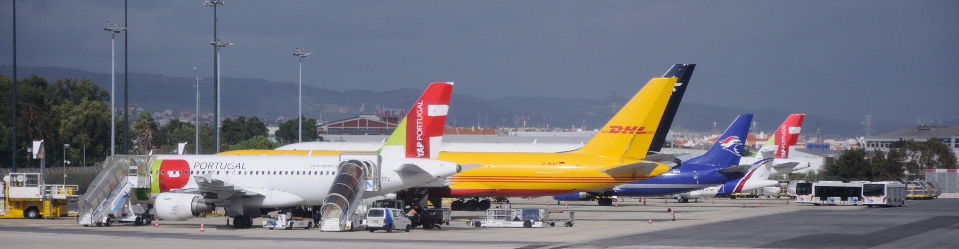 Lisbon Portela Airport, PT landscape