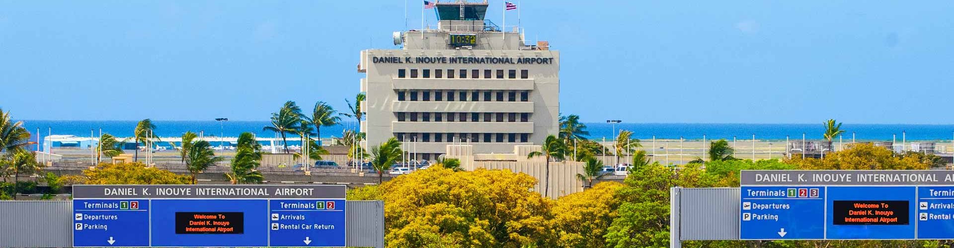 Daniel K. Inouye Airport, HI, US landscape